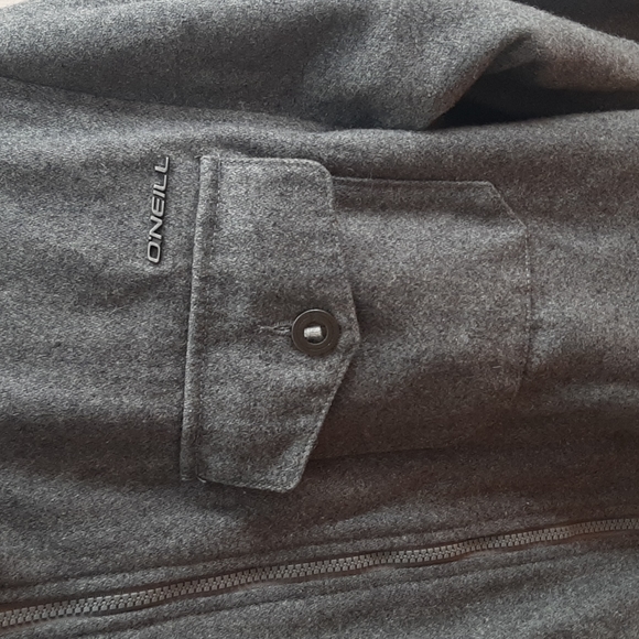 O'Neill - Heather Grey Mens medium jacket/coat - Picture 2 of 4
